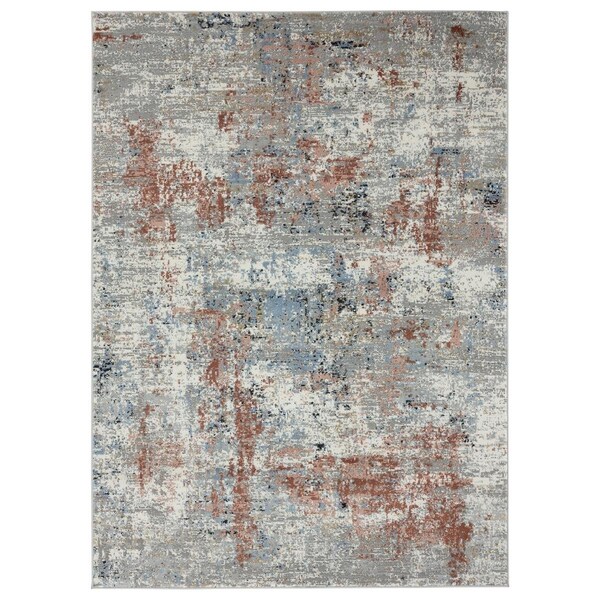 Manmade Eternity Elixir Crimson Runner Rug, 2 ft. 7 in. x 7 ft. 4 in. MA2625660 - main